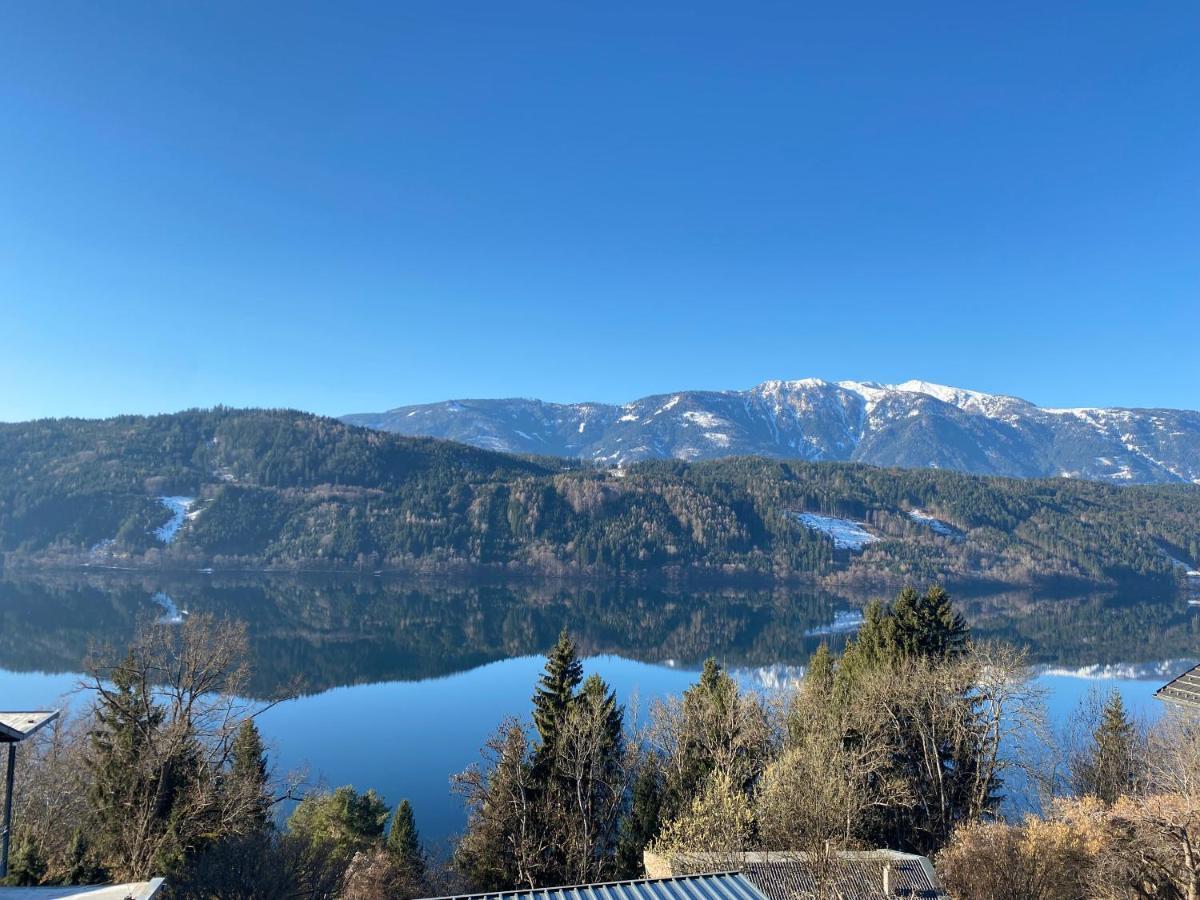 See- & Bergblick Millstatt Bagian luar foto