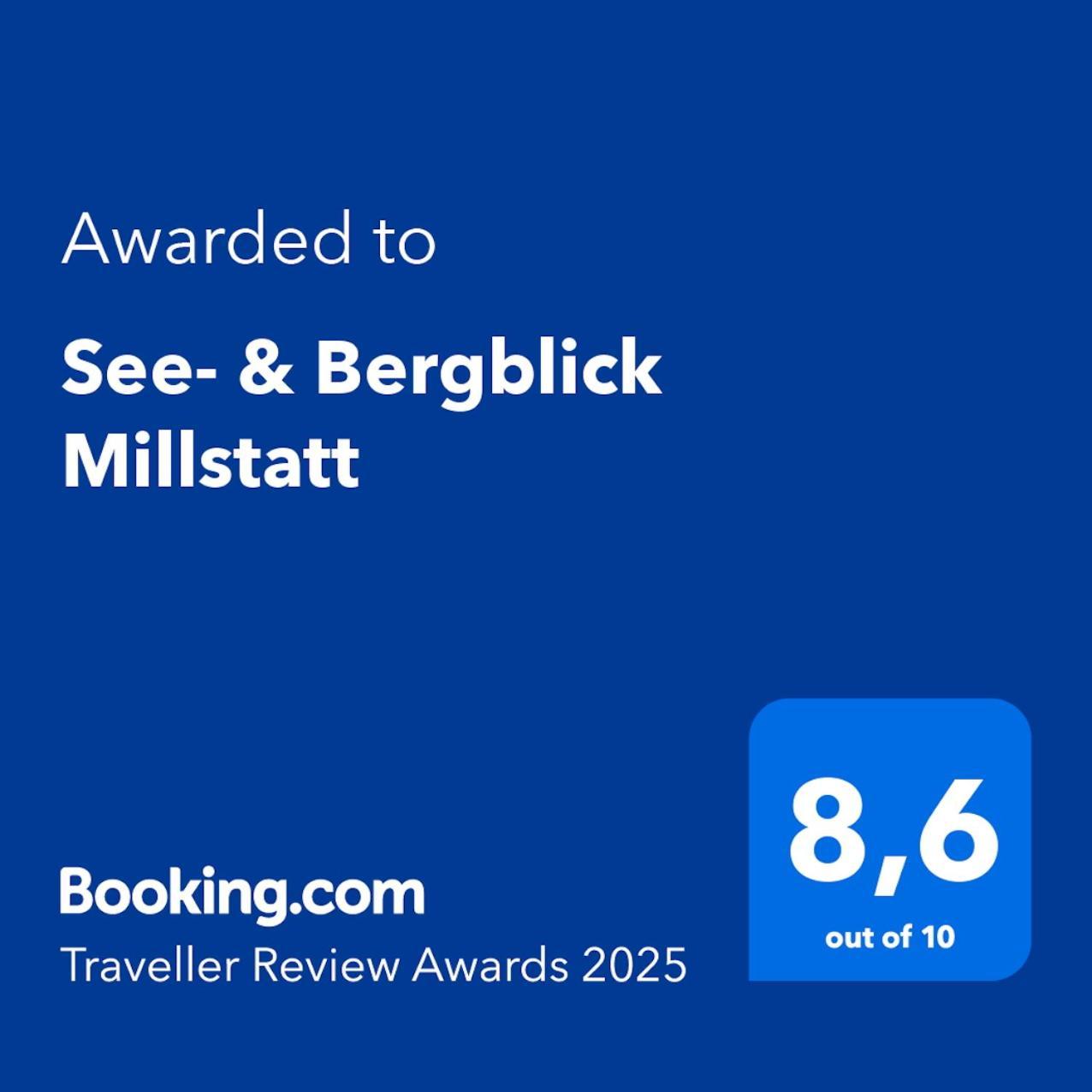See- & Bergblick Millstatt Bagian luar foto
